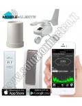 KIT La Crosse MA 10050 Mobile-Alerts Gateway LAN termoigrometro, anemometro e pluviometro wireless