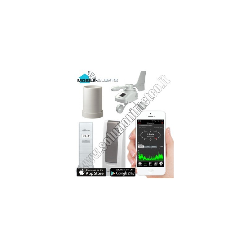 KIT La Crosse MA 10050 Mobile-Alerts Gateway LAN termoigrometro, anemometro  e pluviometro wireless - Soluzioni Meteo