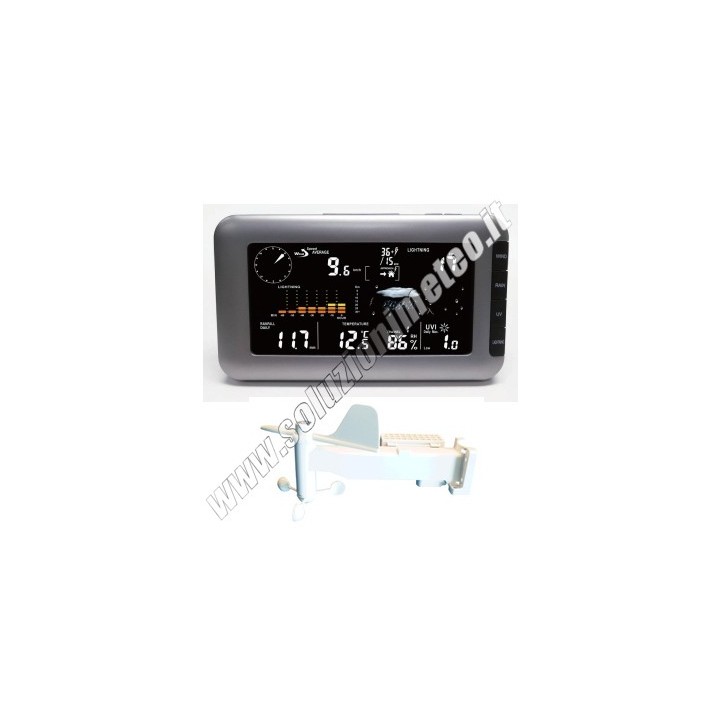 *NEW* Stazione meteo wireless VENTUS W.266 con rilevatore di fulmini e indice UV