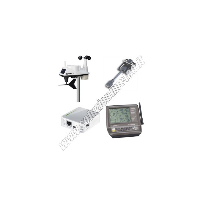 KIT soluzionimeteo.it - Stazione meteo Davis Vantage Vue wireless con Datalogger USB + Webcam WiFi HD + Sistema Meteobridge
