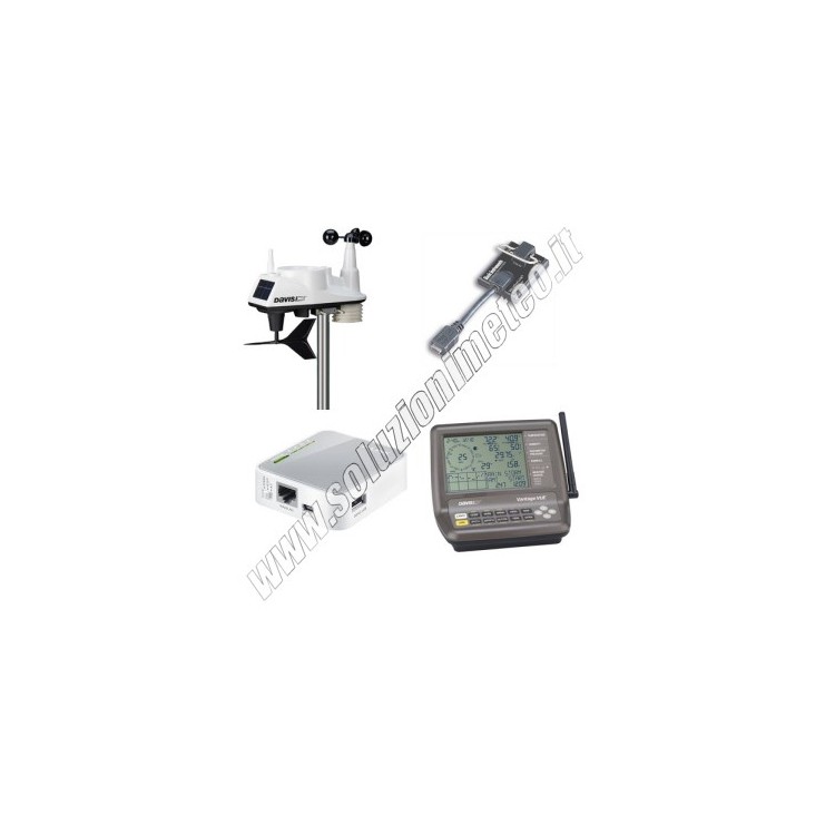 KIT soluzionimeteo.it - Stazione meteo Davis Vantage Vue wireless con Datalogger USB + Webcam WiFi HD + Sistema Meteobridge