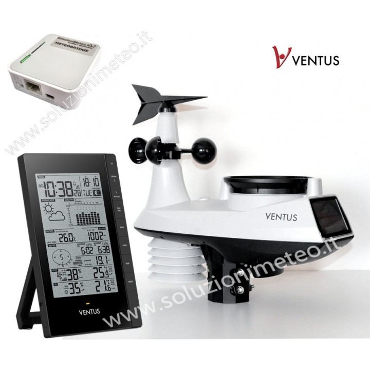 Kit SoluzioniMeteo.it Stazione meteo Ventus W835 + Meteobridge