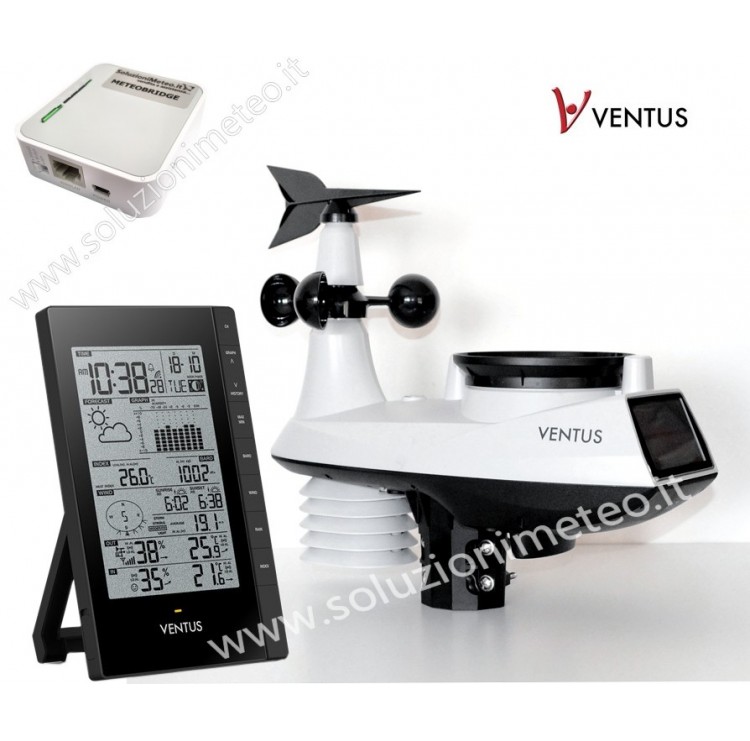 Kit SoluzioniMeteo.it Stazione meteo Ventus W835 + Meteobridge