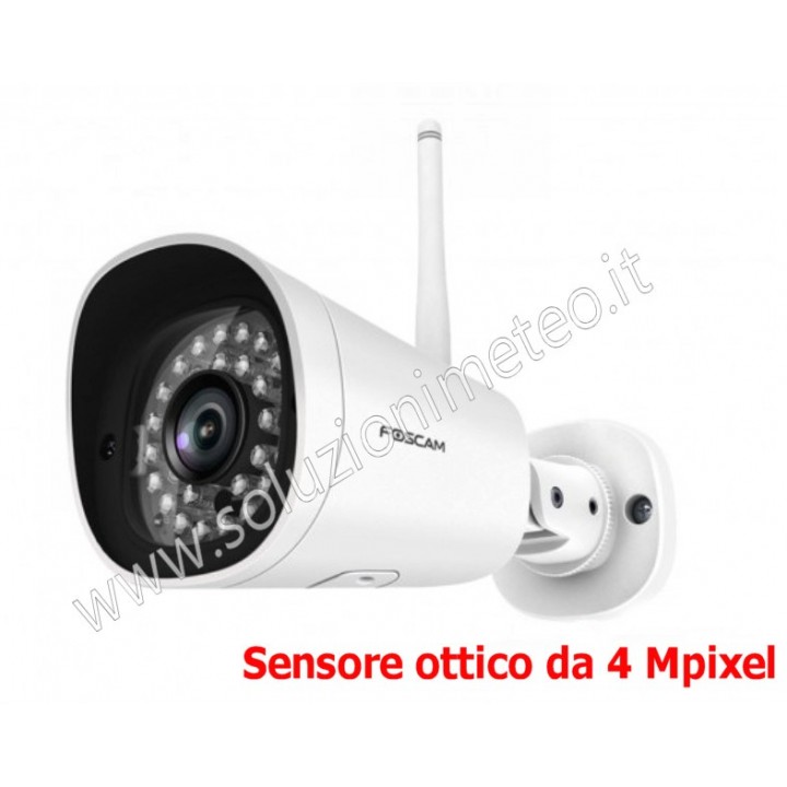 Telecamera - Webcam Foscam G4P HD 4.0 MegaPixel IR Cut Lan IP WiFi da esterno