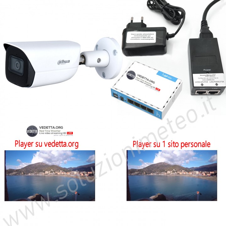 Kit  Stazione meteo Ventus W830 + Meteobridge + Webcam WiFi  HD - Soluzioni Meteo