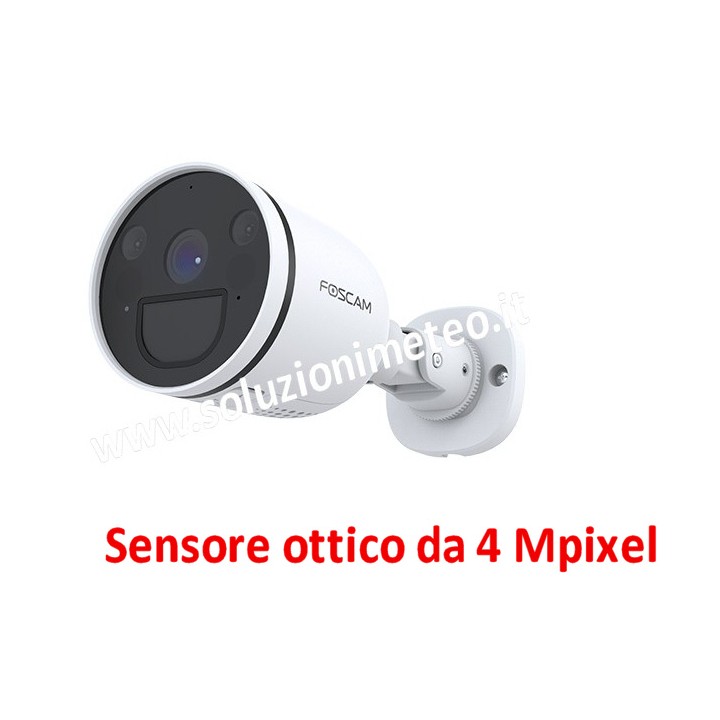 Telecamera - Webcam Foscam HD da esterno sensore ottico 4.0 MegaPixel IR Cut Lan IP WiFi con illuminatore IR