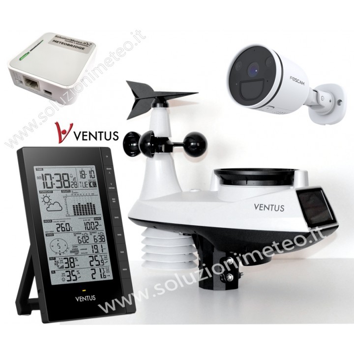 Kit SoluzioniMeteo.it Stazione meteo Ventus W835 + Meteobridge