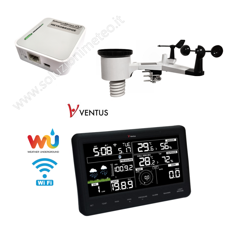 Kit  Stazione meteo Ventus W830 + Meteobridge - Soluzioni  Meteo